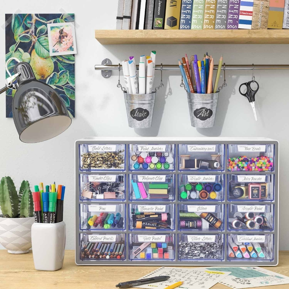 (Make Offer) 16 Drawer Organizer - Picture 3 of 5